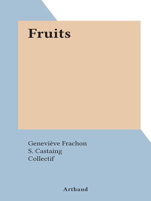 cover image of Fruits